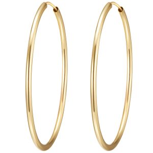 Rafaela Donata Womens Feminine Sterling Silver Earring – Gold – One Measurement