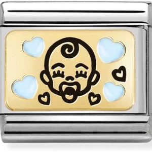 Nomination Gold Blue Child Allure