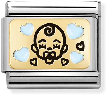 Nomination Gold Blue Child Allure