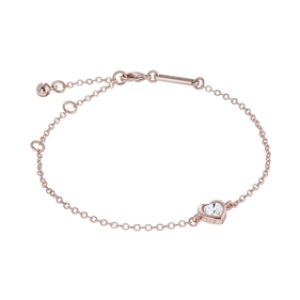 Ted Baker Rose Gold Hansa Crystal Center Bracelet – 20cm