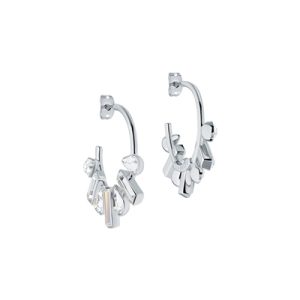 Ted Baker Crysela Silver Baguette Hoops – Silver