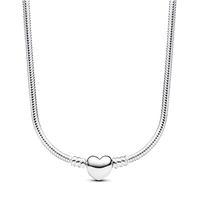 Pandora Pandora Moments Center Clasp Snake Chain Necklace