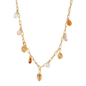 August Woods Gold Teardrop Attraction Necklace – Gold