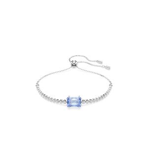 Swarovski Matrix Tennis Rhodium White + Blue Blended Cuts Bracelet