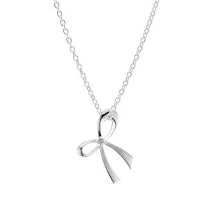 Argento Silver Easy Bow Necklace