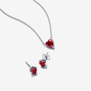 Pandora Glowing Center Halo Set – Silver