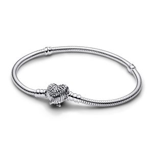 Pandora Middle Wings Clasp Snake Chain Bracelet – 20cm