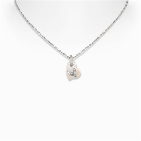 Vivienne Westwood Silver Florentia Pearl Middle Necklace