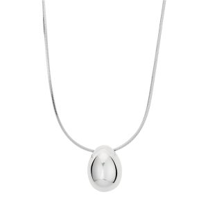 August Woods Silver Teardrop Pendant Necklace