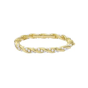 Ted Baker Gold Tilaa Twisted Pearl Cuff Bracelet – Gold