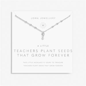 Joma A Little Academics Plant Seeds Necklace – Silver
