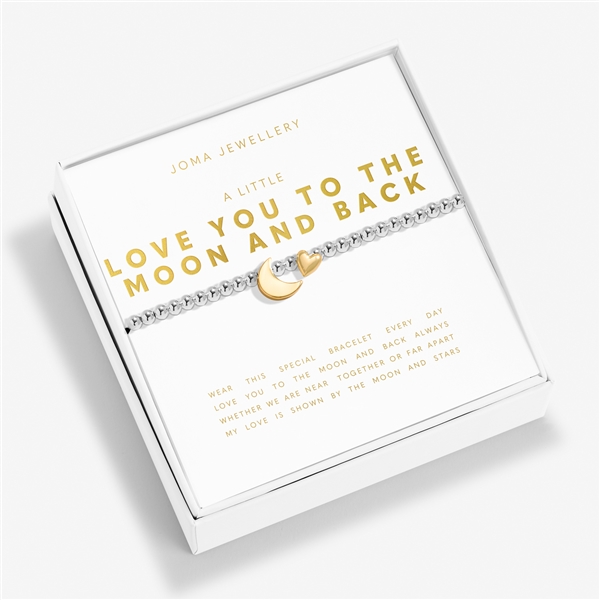 Joma Boxed Gold Combine Love You To The Moon And Again Bracelet - Gold