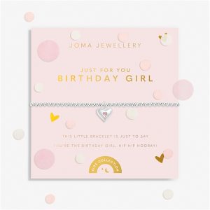 Joma Confetti Birthday Lady Middle Youngsters Bracelet – Silver