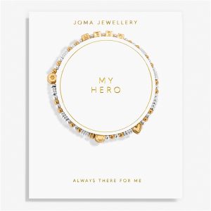 Joma Gold White Cubes My Hero Bracelet – Gold