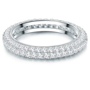 Tresor 1934 Womens Trilani Female Sterling Silver Ring – Size I