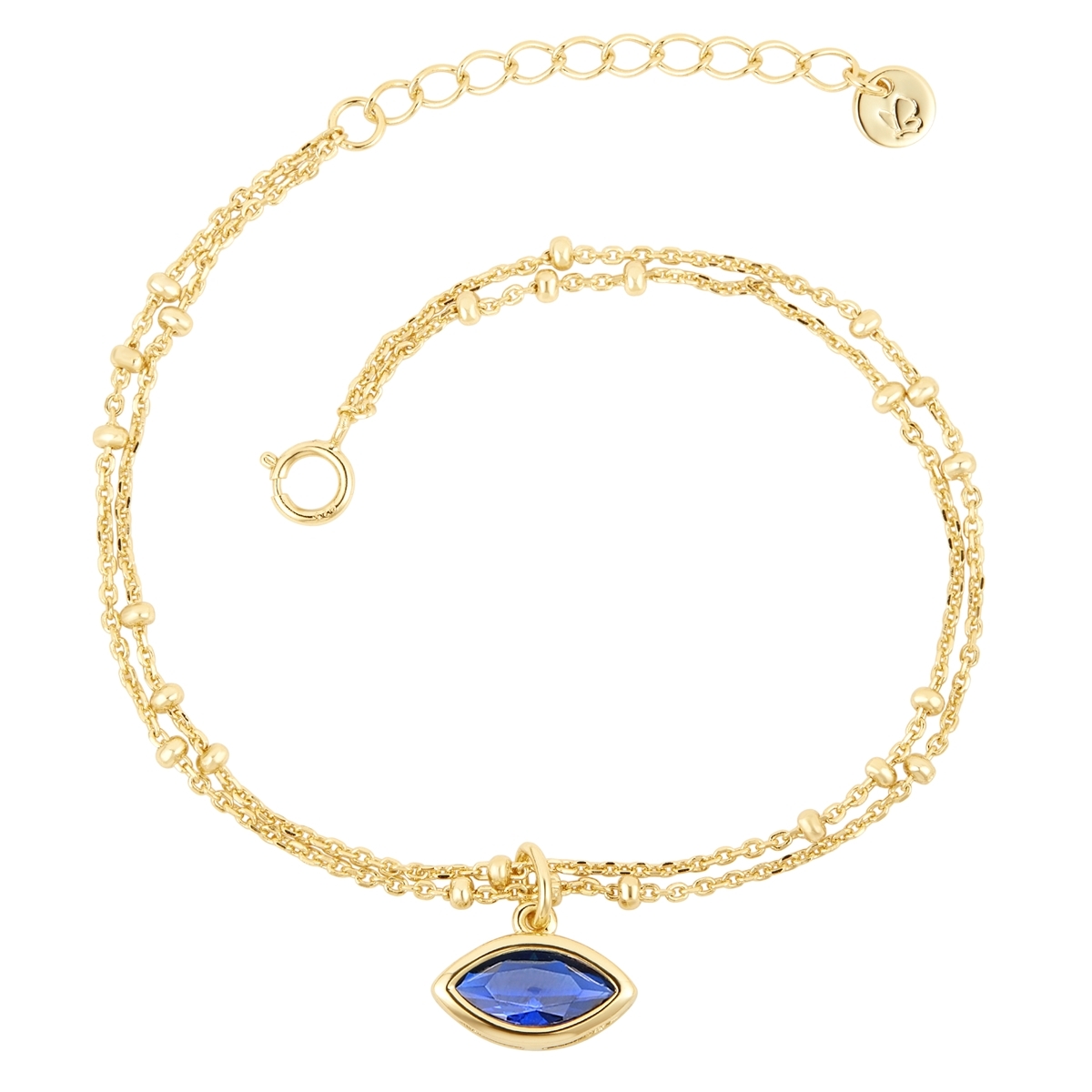 Glanzstücke München Womens Female Sterling Silver Bracelet - Gold - One Size