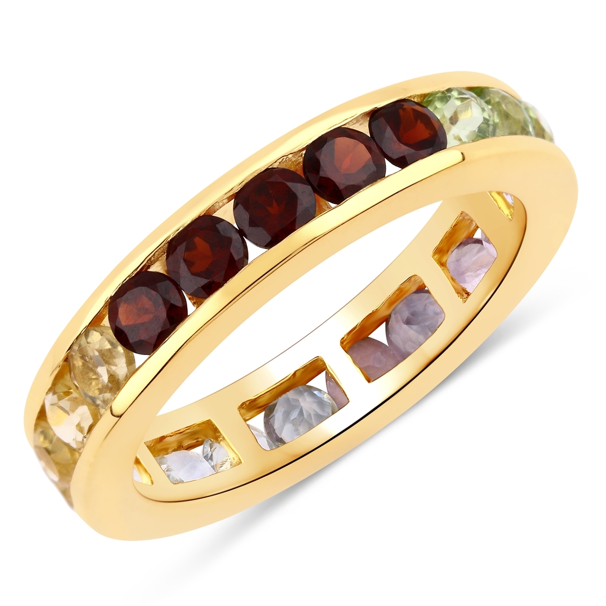 Rafaela Donata Womens Khushi Female Sterling Silver Ring - Gold - Size N