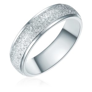 Eastside Womens Female Stainless steel Ring – Silver Stainless Steel (archived) – Size K