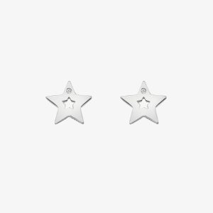 Hot Diamonds Diamond Amulets Star Earrings DE587