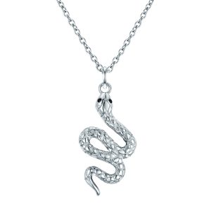 Eastside Womens Feminine Chrome steel Necklace – Silver Stainless Metal (archived) – One Dimension