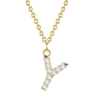 Glanzstücke München Womens Female Sterling Silver Necklace – Gold – One Size