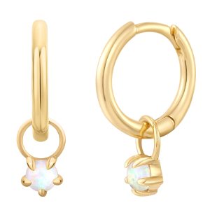 Glanzstücke München Womens Feminine Sterling Silver Earring – Gold – One Dimension