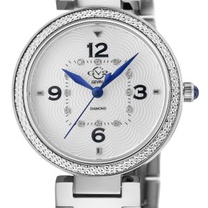 Gv2 WoMens Piemonte 14200B Swiss Quartz Two-Tone Stainless Steel Diamond Watch – Silver – One Size