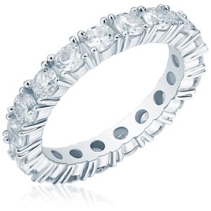 Rafaela Donata Womens Female Sterling Silver Ring – Size H