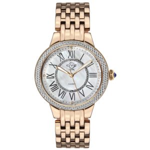 Gv2 Astor II WoMens Mom of Pearl Dial IPRG Watch – Rose Gold – One Measurement
