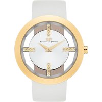 Rhodenwald & Söhne Womens Feminine Quartz Yellow Gold Authentic Leather-based Off-White Watch - Cream Stainless Metal (archived) - One Dimension - Image 2