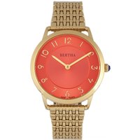 Bertha Womens Abby Swiss Bracelet Watch - Pink Stainless Metal - One Dimension - Image 2