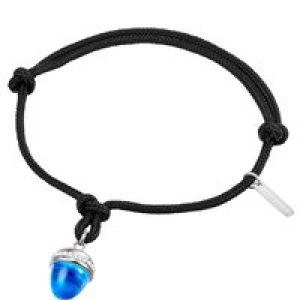 Eastside Womens Feminine Textile Bracelet – Black Stainless Metal (archived) – One Dimension