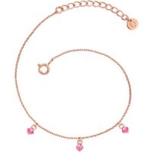 Glanzstücke München Womens Female Sterling Silver Bracelet – Rose Gold – One Size