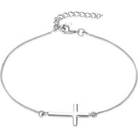 Rafaela Donata Womens Feminine Sterling Silver Bracelet - Dimension 20 cm - Image 2