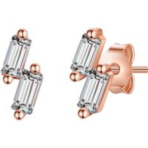 Glanzstücke München Womens Feminine Sterling Silver Earring – Rose Gold – One Dimension