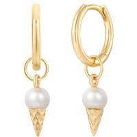 Glanzstücke München Womens Female Sterling Silver Earring - Gold - One Size - Image 2