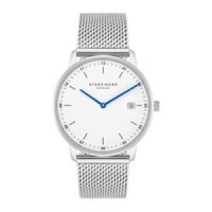 Sterzinger Mens Male Stainless-steel Watch 38,0 mm – Silver Stainless Metal (archived) – One Dimension