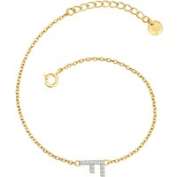 Glanzstücke München Womens Feminine Sterling Silver Bracelet - Gold - One Measurement - Image 2