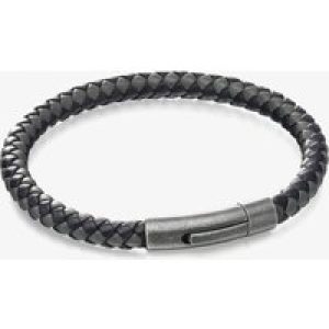 Fred Bennett Stainless Steel Grey Blue Woven Bracelet B5062
