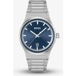 BOSS Candor Silver & Blue Watch 1514076