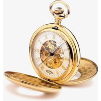 Rotary Mens Gold Plated Double Half Hunter Pocket Watch MP00713-01 - Image 2