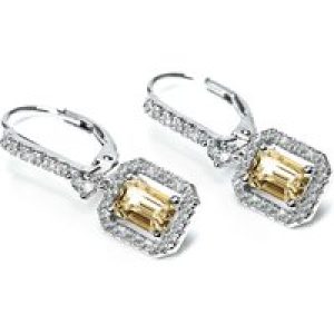 CARAT* Moxie Canary Yellow Halo Drop Earrings CE925W-MOXI-MY