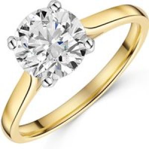 18ct Yellow Gold 2.00ct Spherical Brillaint Diamond Solitaire