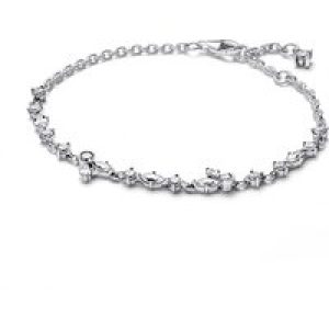 Pandora Sparkling Herbarium Cluster Chain Bracelet – 18cm
