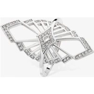 Lucy Quartermaine Silver Shard Fashion Ring ADER6EL T