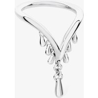 Lucy Quartermaine Silver Waterfall Wishbone Ring WFR2L Q - Image 2