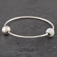 Pre-Owned Pandora Sterling Silver Small Charm Bangle 41221047 - Image 2