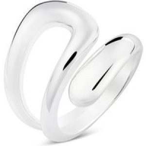 August Woods Silver Twisted Open Ring