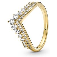 Pandora Gold Princess Wishbone Ring - Ring Dimension 54 - Image 2
