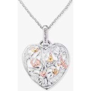 Angel Whisperer Three Colour Tree Of Life Heart Necklace ERN-HEARTTREE-TRICO